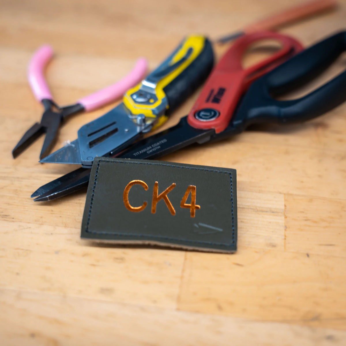 Patch - Custom Leather Monogram